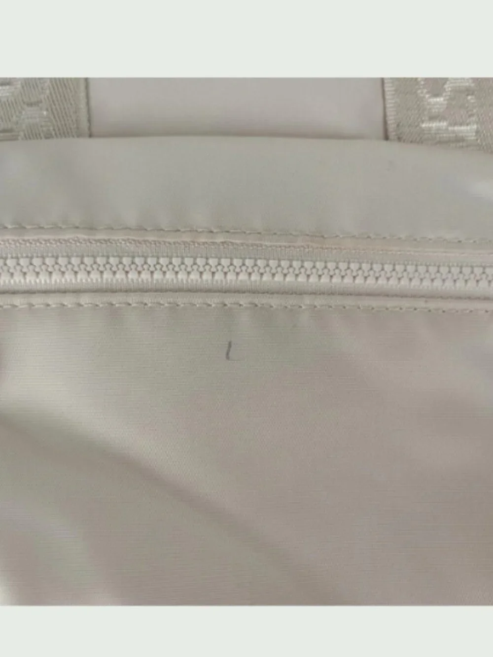 Divided H&M Beige Smiley Face Charm Top Handle Shoulder Straps Backpack Purse‎